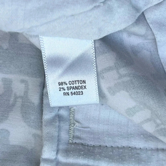 Banana Republic Milly Women's Blue & White Elephant Chino Shorts - 2P - VGUC - Picture 5 of 9